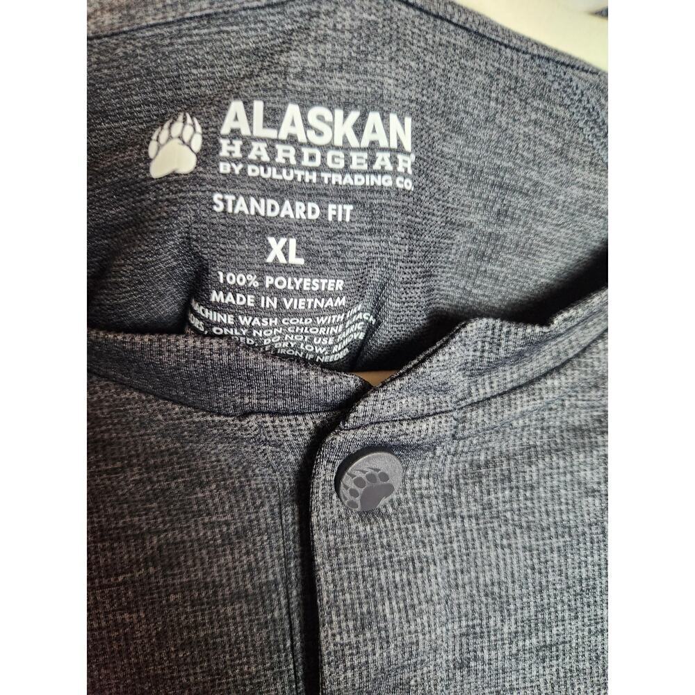 Alaskan Hardgear Duluth Trading Mens XL Tun-Dry Standard Fit Short Sleeve Henley - Picture 5 of 7